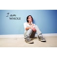 thumbnail image 1 of Custom Designs I Am Whole Inspirational Life Quote Self Esteem 16 X 40", 1 of 1