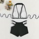 thumbnail image 5 of Trajes de baño para mujer, moda casual para mujer, color sólido, estilo cuello, traje de baño, bikini, traje de baño para mujer, trajes de baño para mujer, traje de baño para mujer, trajes de baño de, 5 of 6