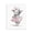 Ballerina Rhino Pink Tutu, variant on Stupell Industries Cottage Nursery Ballerina Bunny Striped Canvas Art, 16 x 20, by LSR Design Studio