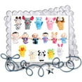 thumbnail image 2 of Twister.CK Juego de marionetas de dedo Story Time 16 piezas - 10 animales y 6 personas Miembros de la familia Títeres Juguetes Muñecas lindas para niños, espectáculos, tiempo de juego, escuelas, 2 of 7
