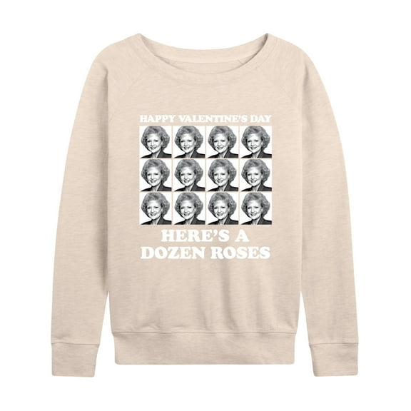 Golden Girls - Dozen Roses - Women's Lightweight French Terry Long Sleeve Shirt