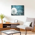 thumbnail image 6 of Farmhouse Just Breathe Wall Art Teal Dandelion Wall Art For Living Room Bedroom Bathroom Decor White Flower Flora Dandelion Pictures Canvas Prints Artwork Framed Ready To Hang 12x16 Inch, 6 of 7
