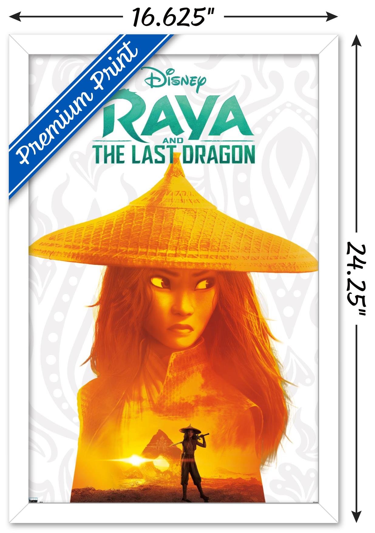 Disney Raya and the Last Dragon - Inner Warrior Wall Poster, 14.725" x 22.375", Framed