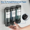 thumbnail image 3 of Dispensador de champú y acondicionador Cabo Deseado Black 900 ml, 3 of 8