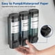 thumbnail image 3 of Dispensador de champú y acondicionador Cabo Deseado Black 900 ml, 3 of 8