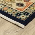thumbnail image 2 of Oriental Weavers Lilihan Area Rug 041H6 Traditional Blue Blocks Cubes 2' x 6' Rectangle, 2 of 2