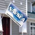 thumbnail image 3 of Fyon US Military Navy Navsea Submarine Maintenance Engineering Flag banner with Grommets Man cave Decor 3x5Feet, 3 of 4