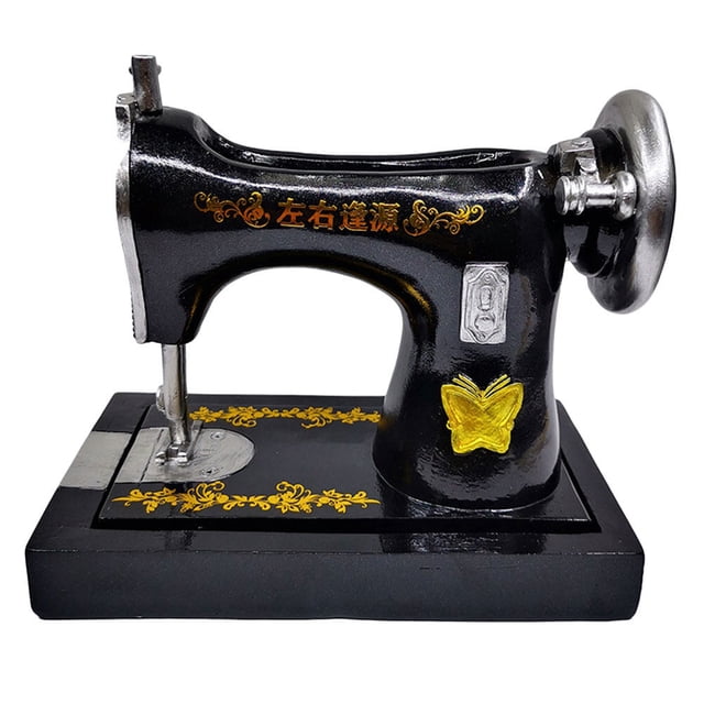 KAKOWELY Mini Flowerpot 1pc Mini Flowerpot Sewing Machine Shaped Succulent Resin Planter Desktop Decor7.68"X6.89"X4.13"