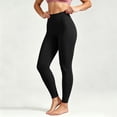 thumbnail image 2 of Women's Thermal Leggings with Knee Protection Solid Color Elastic Winter Warm Comfortable Pants XL, 2 of 7