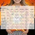 thumbnail image 2 of Dvprdro Girls Halloween Print Crew Neck 3/4 Sleeve Tunic T-Shirt Vintage Casual Pullover Top Fall Holiday Daily Wear, 2 of 6