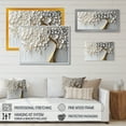 thumbnail image 4 of Designart "White Orchid Tree Garden Of Branches IV" Tree Floral Canvas Wall Art, 4 of 5