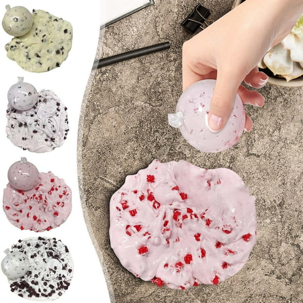 Juguetes Para Apretar Que Alivian El Estrés Paquete de 1 juguete sensorial antiestrés de taro morado y boniato para amasar, ideal para adultos y niños. JASKFLY