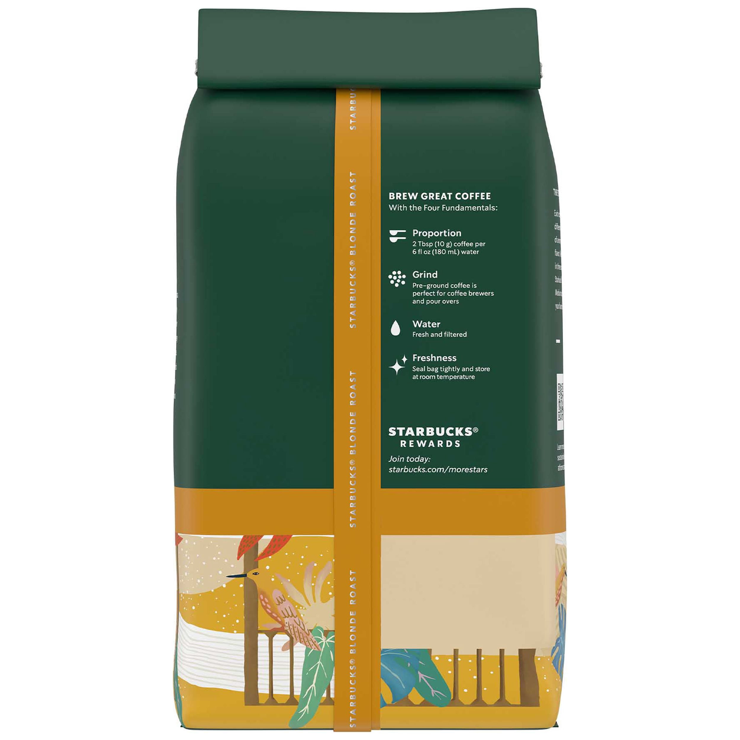 Starbucks Veranda Blend, Light Roast Ground Coffee, 7 Oz