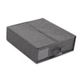 thumbnail image 1 of Organizador de juego de sábanas BLESIY con asa bolsa de almacenamiento de sábanas Gris, 1 of 8