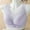 Purple, variant on ALLLIST Bras for Women No Wire Plus Size Lace Bralette Beige Back Support Solid T-Shirt Ladie Bras Size 38/85CD