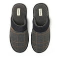 thumbnail image 5 of Dearfoams Cozy Comfort Men's Plaid Bound Scuff Slippers, 5 of 5