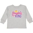 thumbnail image 3 of Inktastic Daughter of a King with Crown Fathers Day Boys or Girls Long Sleeve Toddler T-Shirt, 3 of 5