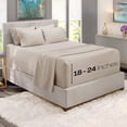 thumbnail image 2 of Bed Sheet Set Hearth & Harbor Luxury Soft King Size Linen, 2 of 7
