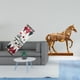 thumbnail image 2 of Camino de mesa festivo de invierno con figura de caballo, mantel reutilizable para árbol de Navidad, decoración de resina grabada con animales para el, 2 of 7