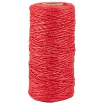 100M Jute Rope Jute Twine for DIY Craft Red 1mm
