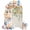 Beige, variant on Christmas Gingerbread Arch Backdrop Cover 6.6x3.3 Ft, Spandex Wedding Arch Stand Cover, Winter Xmas Balls Candy Red Stripe Round Top Stretch Fitted Background Covers for Birthday Ceremony Party Decor