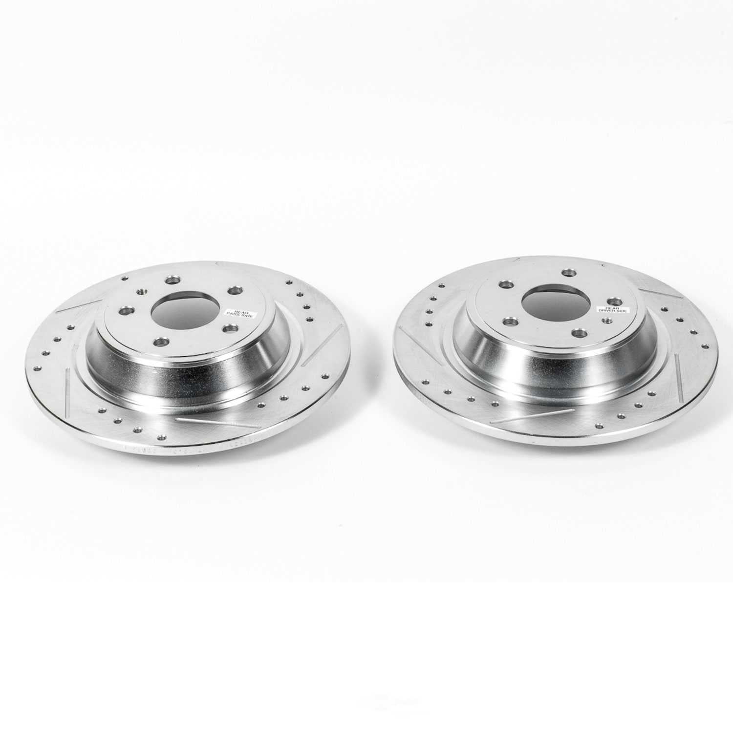 Power Stop AR85156XPR Evolution Drilled & Slotted Rotors -Rear Fits 2016 Ford Fusion