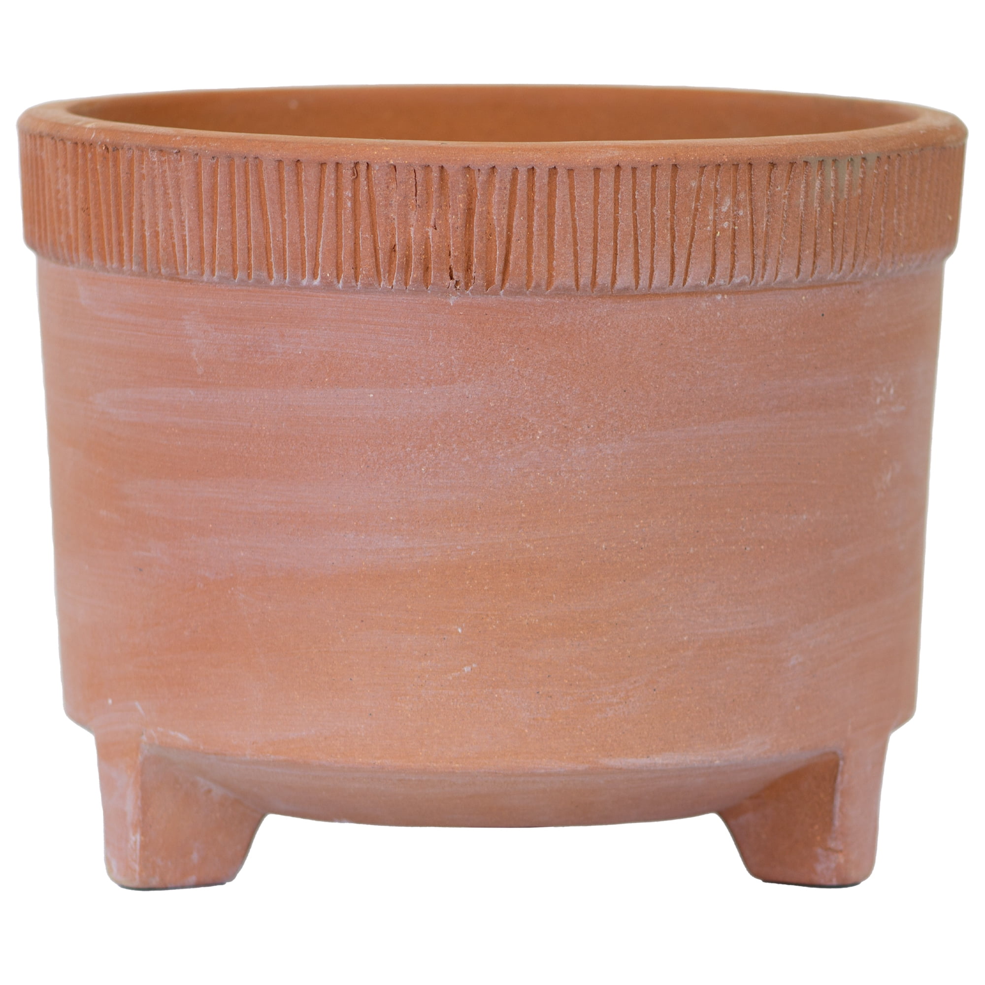 Better Homes & Gardens 10in Ellington Clay Planter, Terracotta