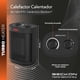thumbnail image 3 of Calefactor Calentador eléctrico cerámico PTC de torre compacto de 22 cm de alto BECKON TURBO HEATER 2 modos de calentamiento 750W / 1500W con termostato de perilla, 3 of 6