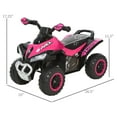 thumbnail image 4 of Joyracer Kids Ride on Push Car, Foot-to-Floor Sliding Car with Music and LED Lights, Ride Racer Toy for Toddlers Ages 18-36 Months, Pink, 4 of 10
