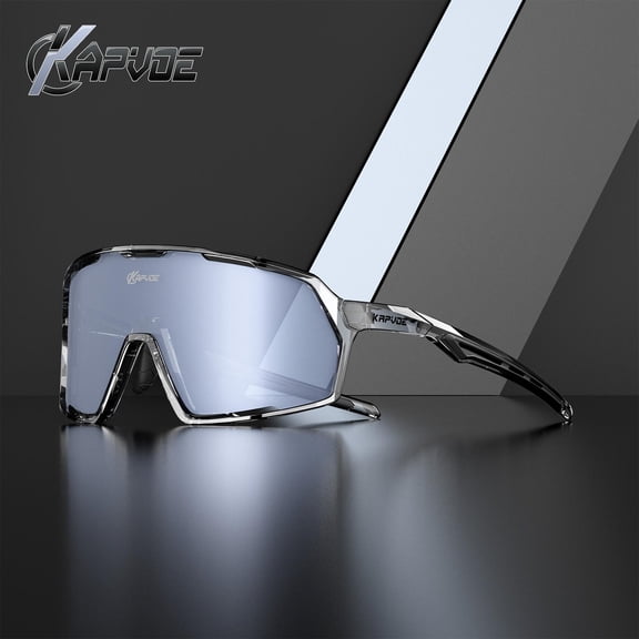 KAPVOE Cycling Glasses Fashion Frame MTB Outdoor Sport Running Bike For Men Women Hiking Travel Eyeglasses Mountain Sand Control Fishing Waterproof Camping Riding Windproof Eyewear