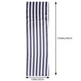 thumbnail image 4 of Striped Table Runner Polyester Table Decor Tablecloth for Indoor Outdoor Events Family Dinner(Black and White,4 Pieces), 4 of 7