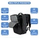 thumbnail image 5 of Mochila de viaje Coofay Airline Approved impermeable negra, 5 of 9