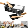 thumbnail image 6 of Nonstick Grill Cheese Raclette Set Bbq Board Baked Pan Tray Stainless Steel, 6 of 9