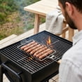 thumbnail image 4 of ZZHZGZ Canada Sale Sausage Barbecue Rack Bbq Stainless Steel Hot Barbecue Removable and Portable Barbecue Net Clamp Removable Grilling Net Clamp for Barbecue Stainless Steel Barbecue, 4 of 8