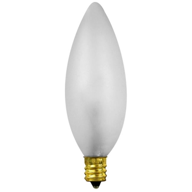 Feit 25 Watts Frosted Straight Tip Chandelier Light Bulbs Bp25ctf