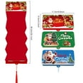 thumbnail image 3 of HCBY Christmas Gift Card Holder with 10 Slots - for Money, Santa Cash, Festive Xmas Supplies​(Blue,6.8"x3.2"), 3 of 6