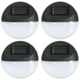thumbnail image 2 of Pure Garden M150036 Round Solar LED Lights - Black, Set of 4, 2 of 4