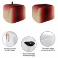 thumbnail image 5 of Red Black Khaki Ombre Toaster Cover 4 Slice, Modern Abstract Art Gradient Dustproof Bakeware Oven Protector with Top Hook, Waterproof Small Kitchen Appliance Toasters Dust Cover, 12"x11"x8", 5 of 9