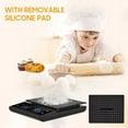 thumbnail image 3 of Mistaha Black Touchscreen Digital Kitchen Scale with Tare Function and Unit Conversion, 3kg Capacity, Ideal for Coffee Baking, Battery Operated, 3 of 6