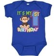 thumbnail image 3 of Inktastic Monkey First Birthday Boys or Girls Baby Bodysuit, 3 of 5