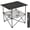 Black, variant on Collapsible Folding Camping Table, Portable Black Outdoor Table with 4 Cup Holders and Carry Bag, Lightweight Tailgate Desk for Picnic, Hiking, Fishing, Travel and Outdoor Parties