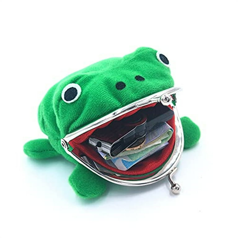 Aunavey Cosplay Anime Frog Coin Purse Cute Pouch Wallet Small