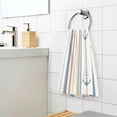 thumbnail image 3 of Yayeee 100% Cotton Hand Towels for Bathroom 16" x 28" Soft Absorbent Kitchen Towel, Nautical Pattern, 3 of 7