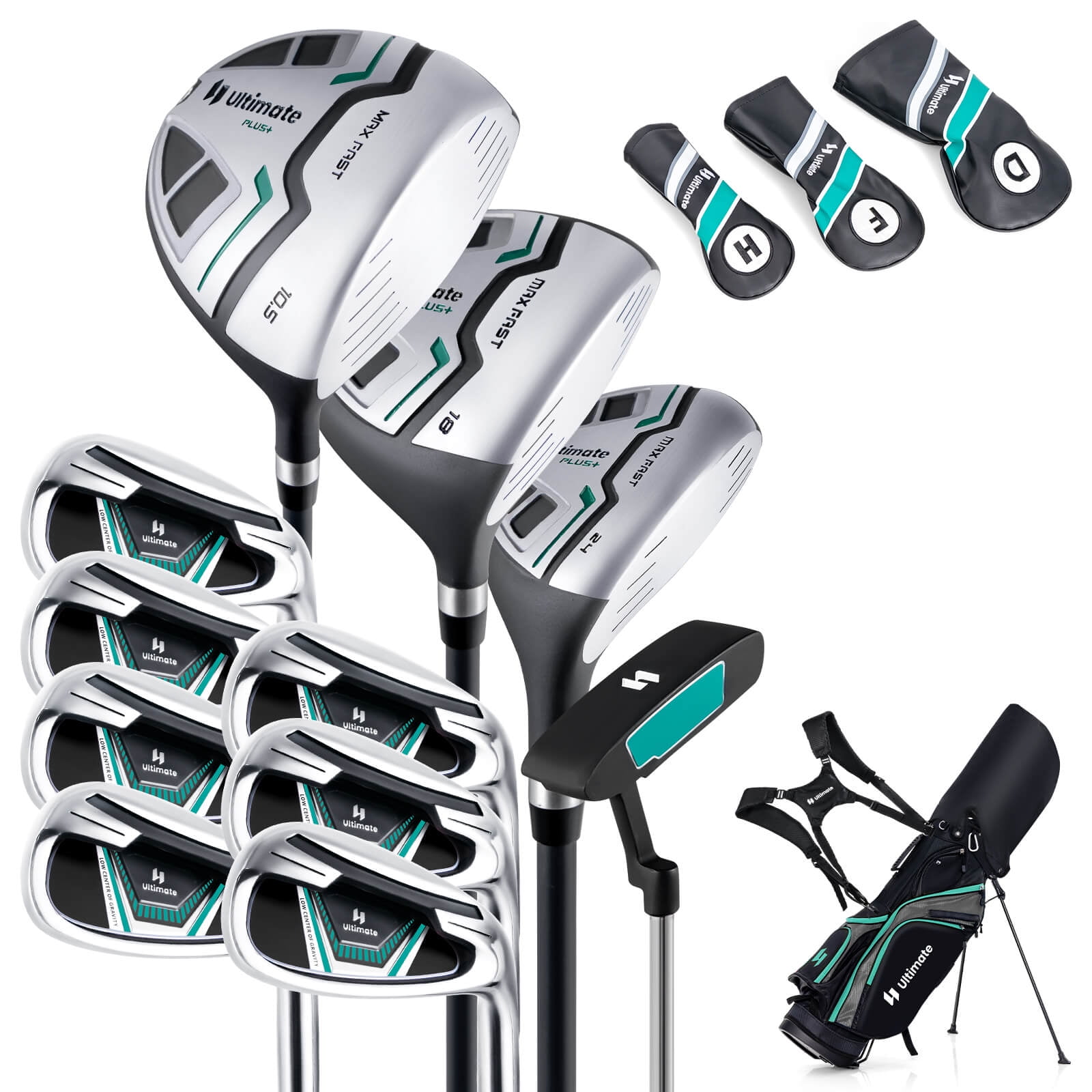 MacGregor Golf DCT4000 Golf Clubs Set with Bag, Mens Right Hand (9