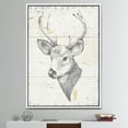 thumbnail image 2 of Designart ' Deer Wild and Beautiful II ' Wildlife Animal Framed Canvas, 2 of 3