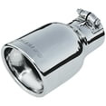 thumbnail image 1 of Flowmaster Exhaust Tail Pipe Tip 15365 2-1/2 Inch Inlet; 4 Inch Outlet; Stainless Steel; Round; Angled Cut; Rolled Edge; 7-1/2 Inch Length, 1 of 4