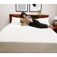 thumbnail image 5 of Earthy Threads Queen Sheet Set - 100% Organic Bamboo 4 Piece Set - Luxurious Silky & Soft - Cooling for Hot Sleepers - Hotel Luxury Bed Sheets - 16"inch Deep Pockets (Ivory), 5 of 7