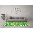 thumbnail image 3 of Ahgly Company Indoor Square Abstract Green Modern Area Rugs, 8' Square, 3 of 4