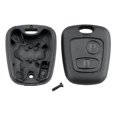 thumbnail image 3 of Car Key Shell Remote Control Replacement Dustproof Key Case 2 Button Compatible for Citroen C1 C2 C3 C4 Peugeot- 206 207 B36B, 3 of 5
