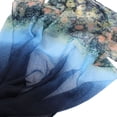 thumbnail image 2 of Womens Flower Stole Scarves Long Neck Wraps Shawl Scarf (Blue), 2 of 3